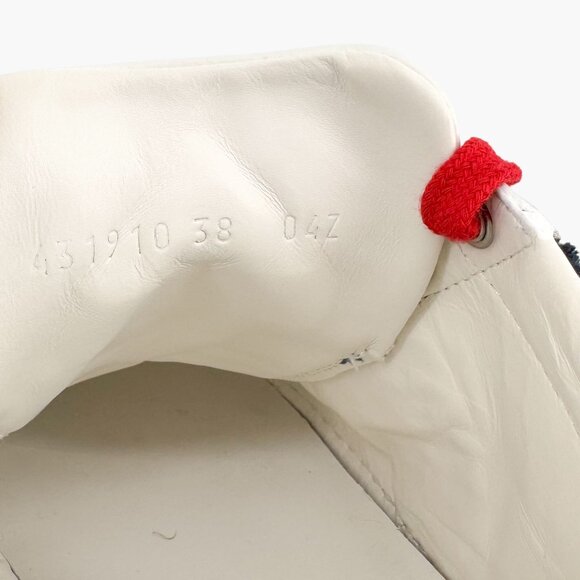 Gucci Ace Sneakers EU 38 US 8 Navy Blue & Red GG Monogram Corduroy Low Top Shoe - Picture 12 of 12